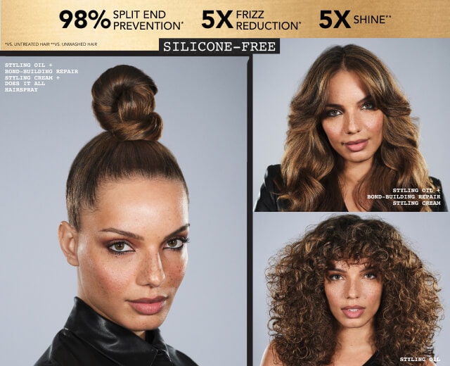 Styling Oil Lightweight Hair Oil with Heat Protectant