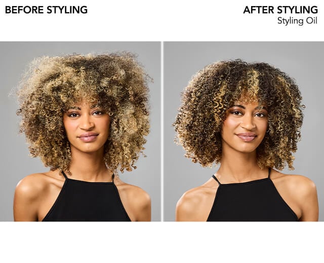 Styling Oil Lightweight Hair Oil with Heat Protectant