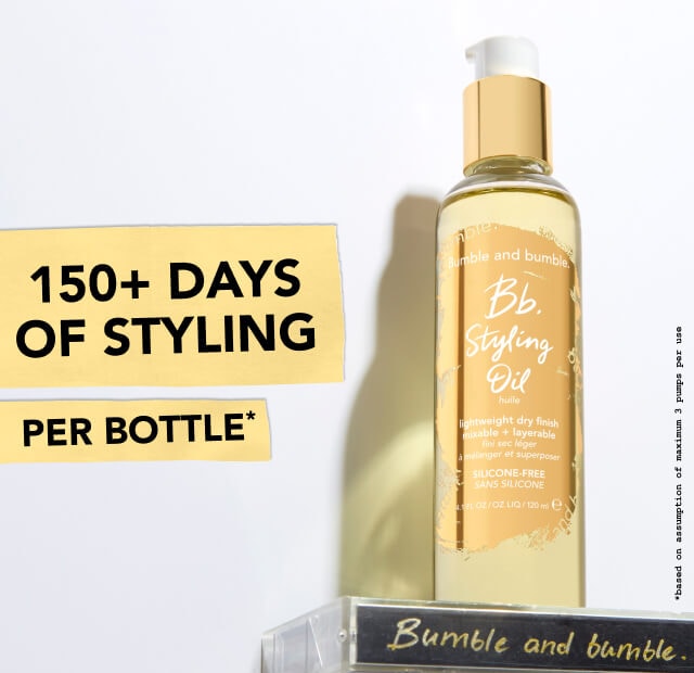 Styling Oil Lightweight Hair Oil with Heat Protectant