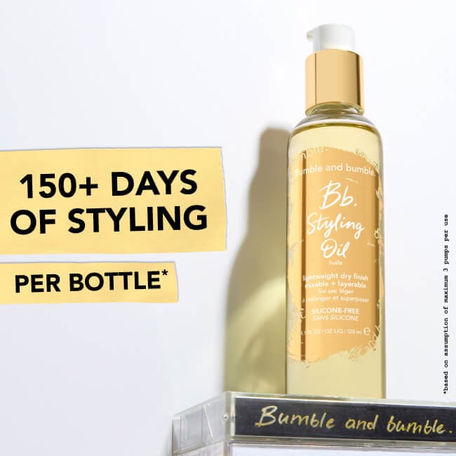 Styling Oil Lightweight Hair Oil with Heat Protectant