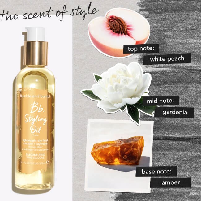 Styling Oil Lightweight Hair Oil with Heat Protectant